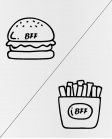 puodeliai Burger / fries